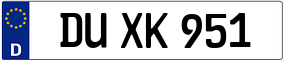 Truck License Plate